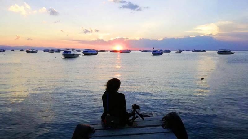 The best places to take picture of sunsets in Copacabana